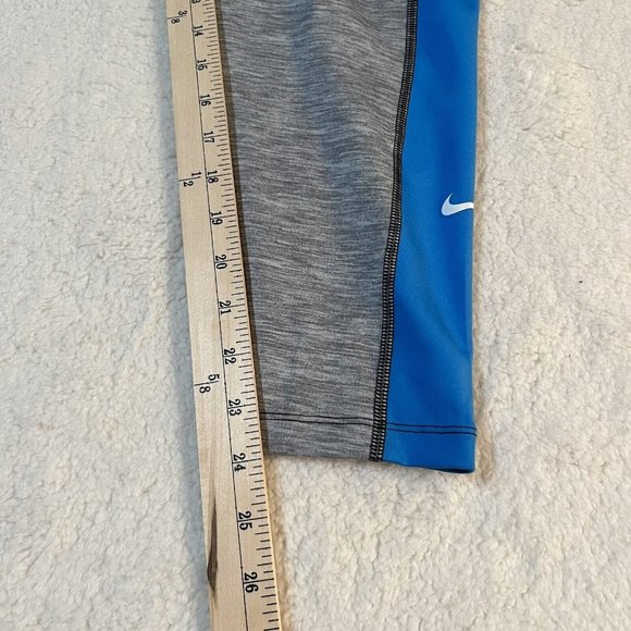 Nike One Leggings Mid-Rise Crop Length Plus Size 1X Dri-Fit Tight Fit Running - Picture 8 of 8